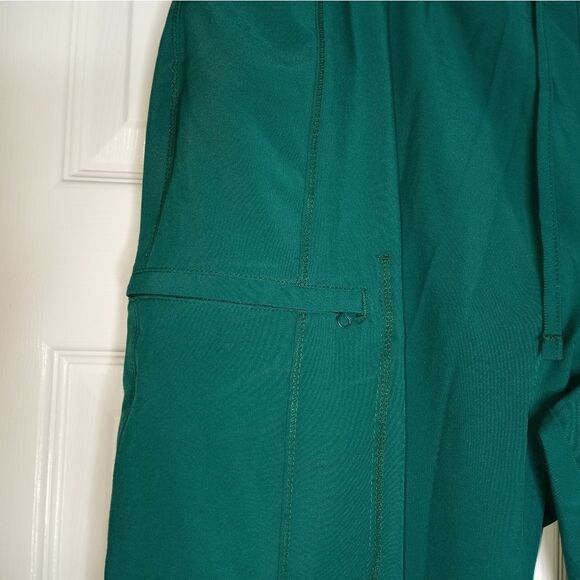 NWT Cherokee Infinity 2XL Green Tall Pockets Pine Green Women's Pants - Picture 2 of 13
